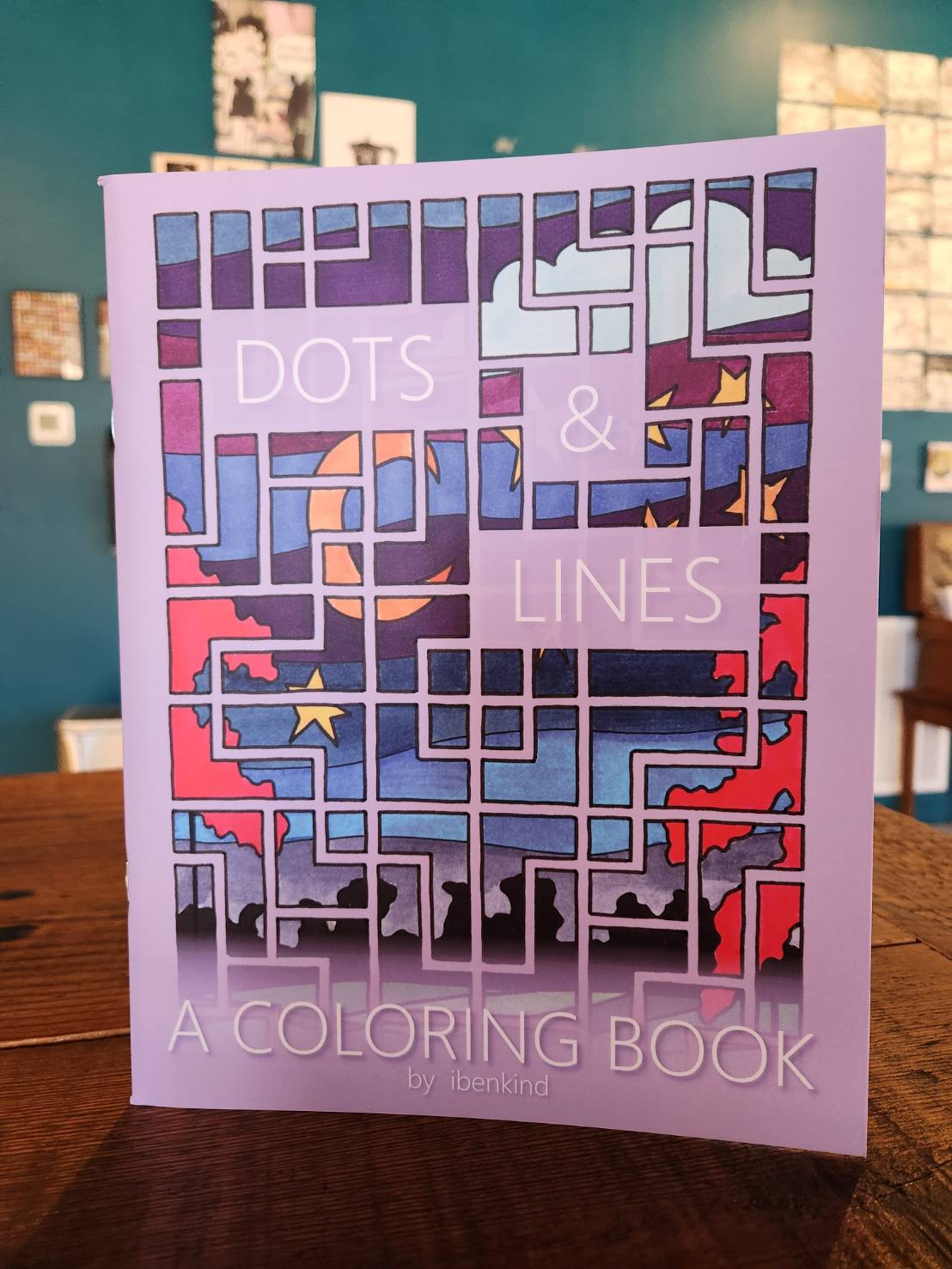 dots & lines - a coloring book - pack of 5
