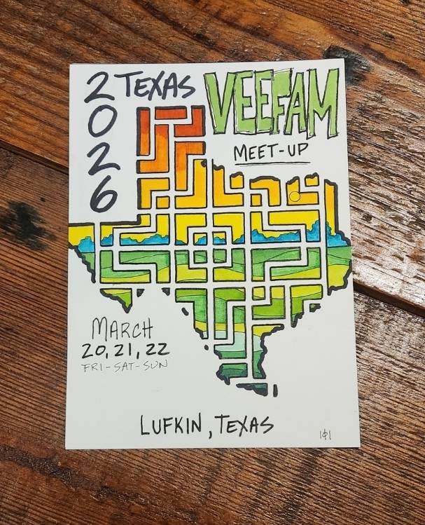 3 Day Ticket - 2026 Texas VeeFam Meet-Up