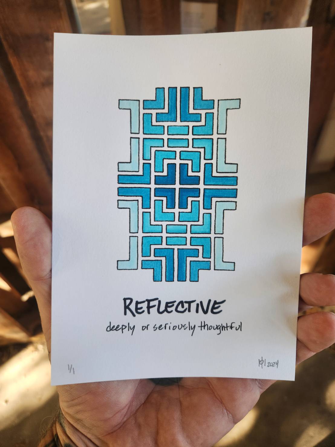 Reflective - Original Art - 1/1