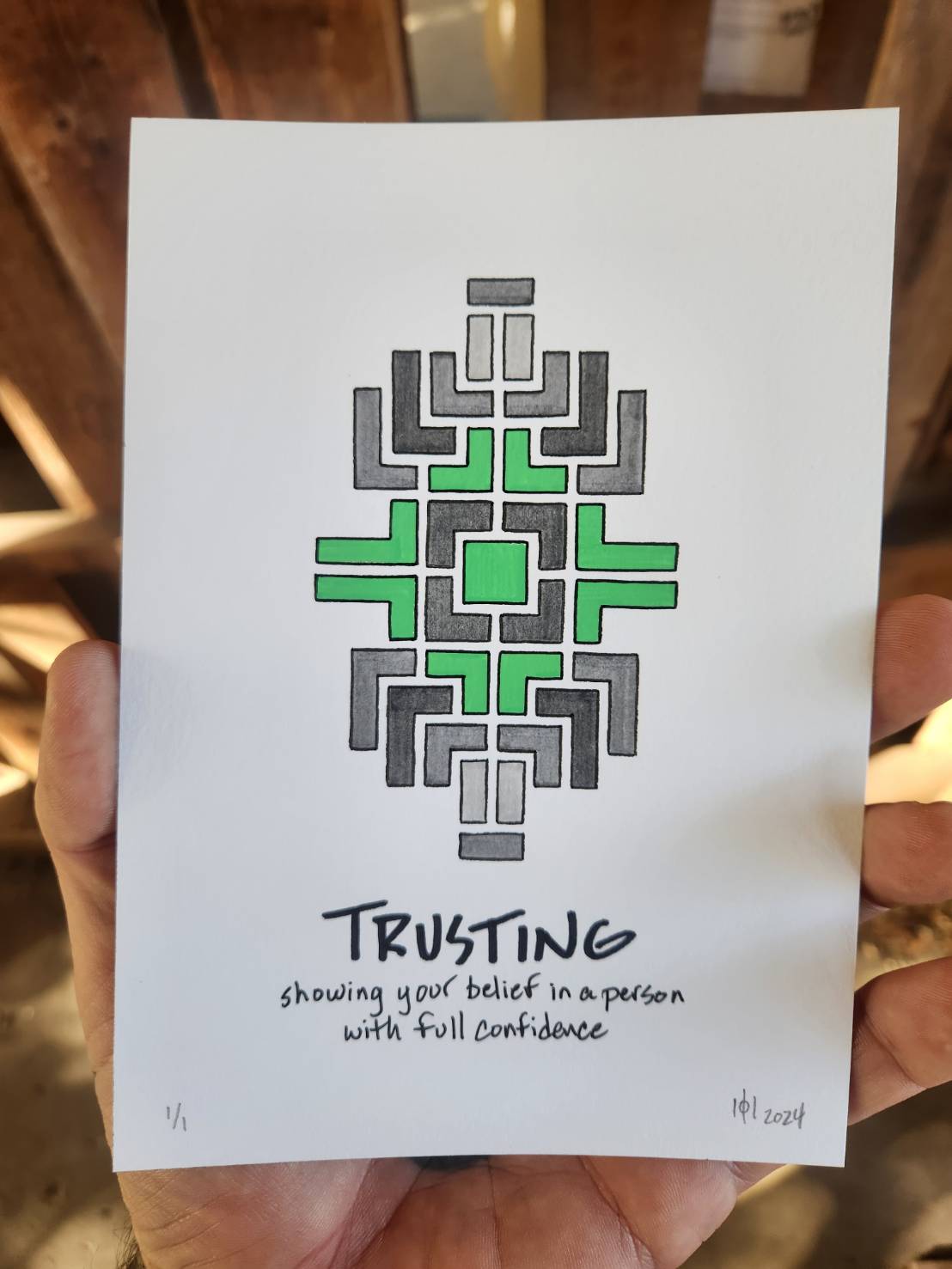 Trusting - Original Art - 1/1