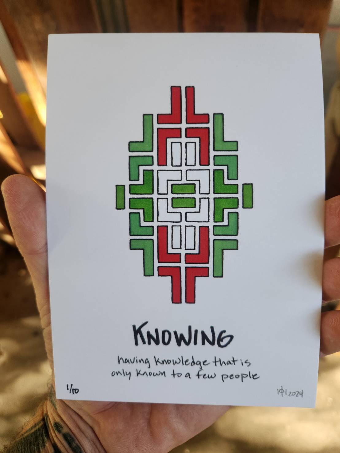 Knowing - Art Prints