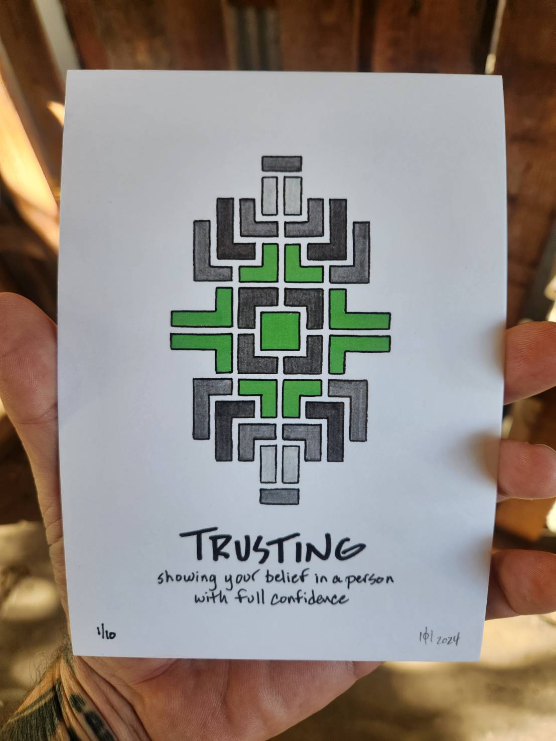Trusting - Art Prints