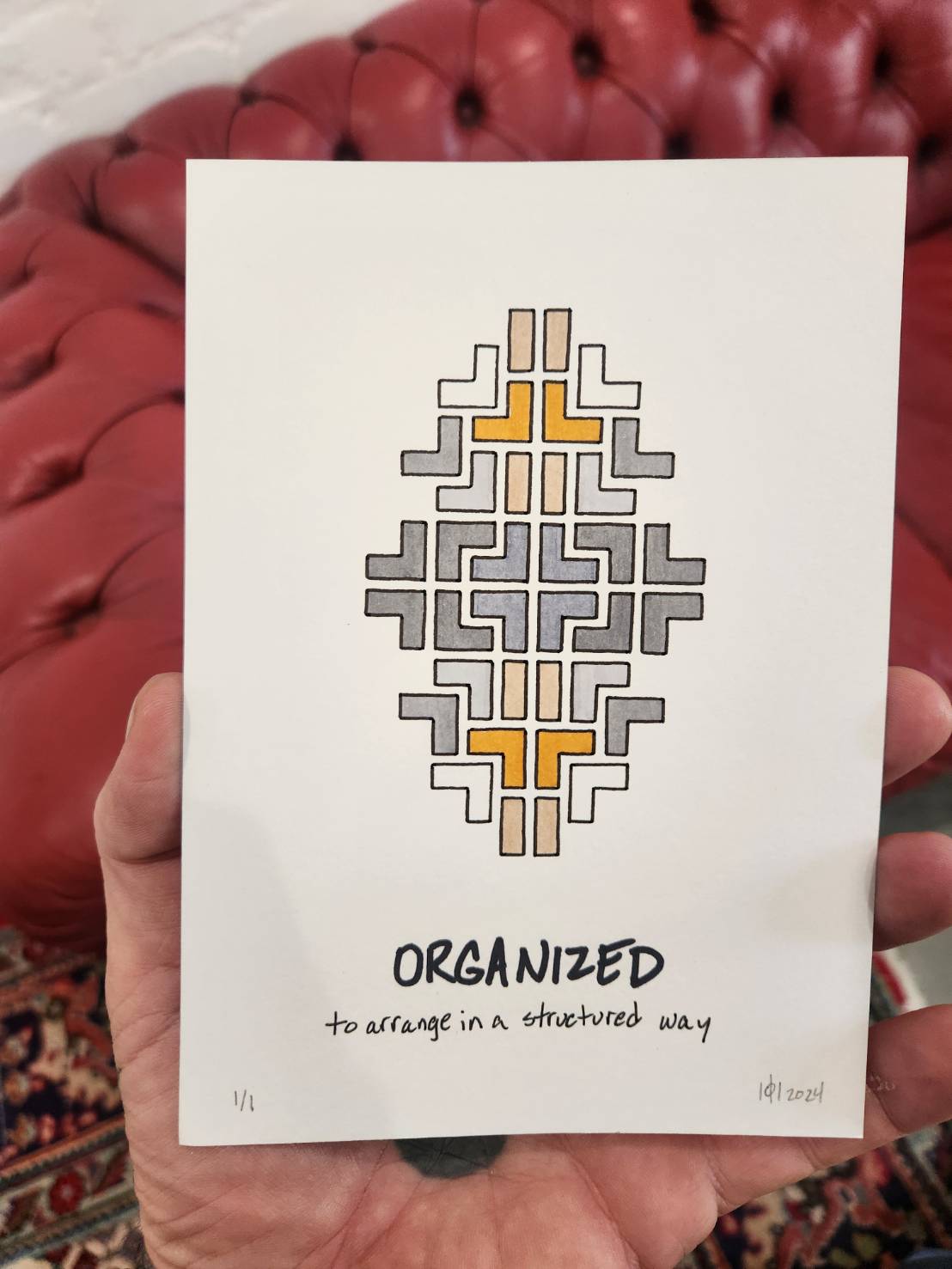 Organized - Original Art - 1/1