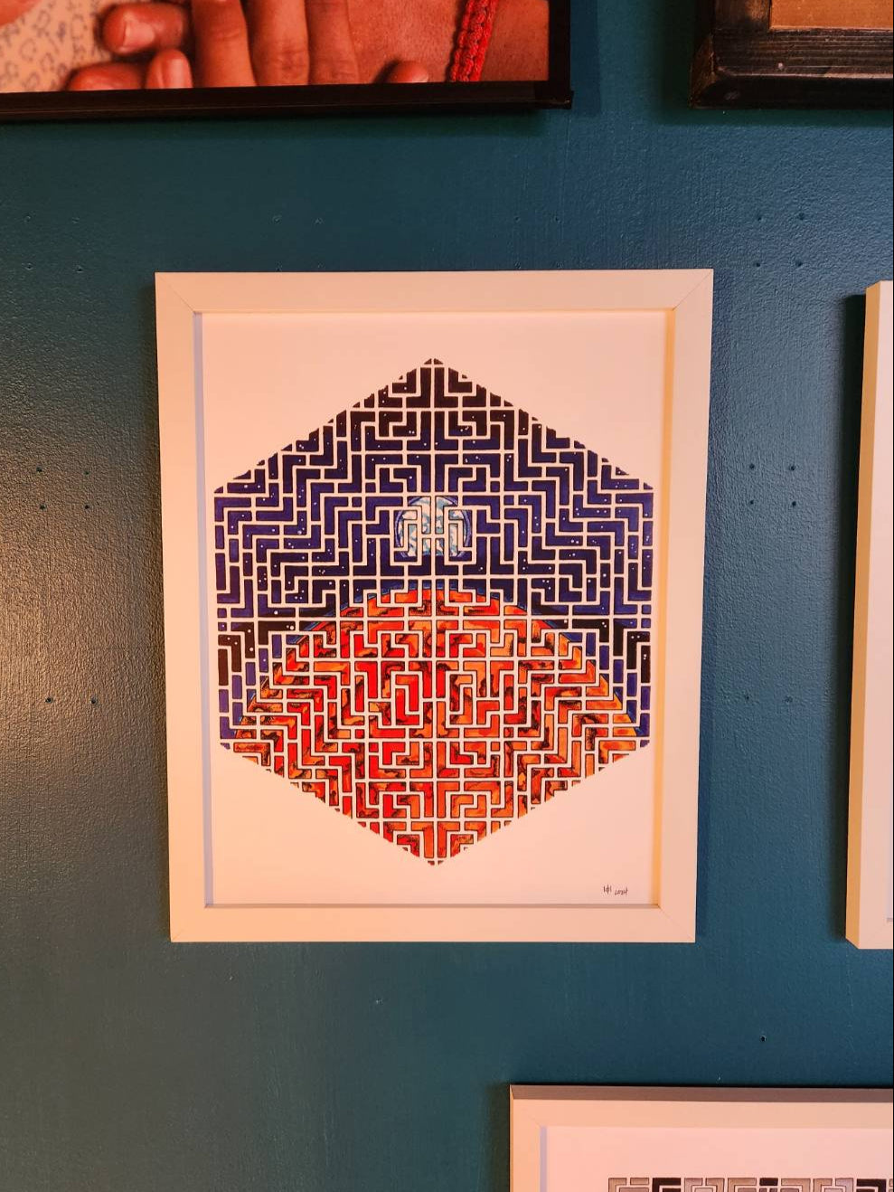 to the moon x ibenkind collab art print