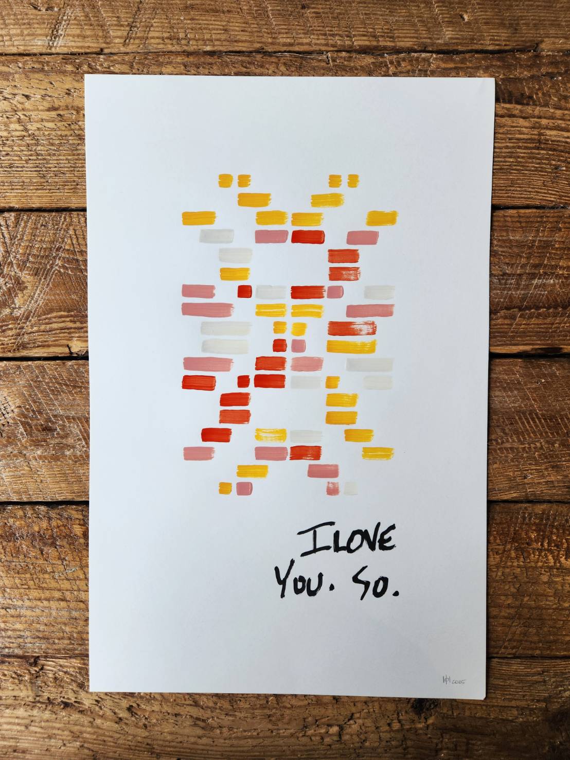 I love you. So. - Poster
