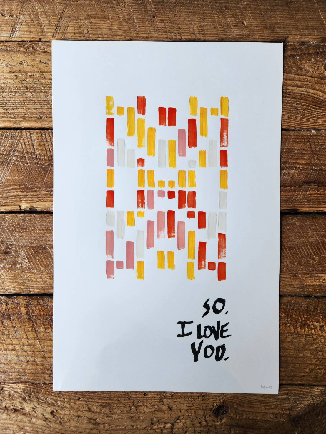 So. I love you. - Poster