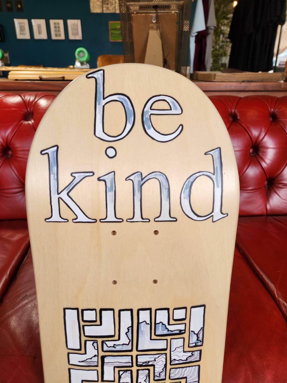 Black And White Be Kind Board