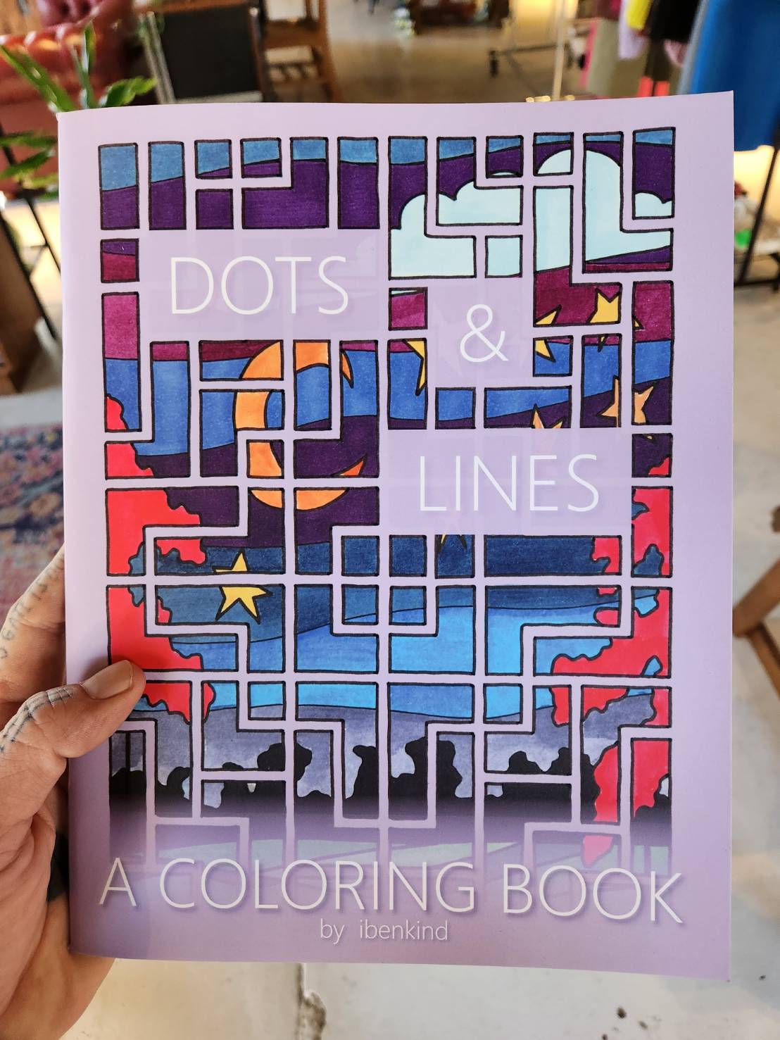 dots & lines - a coloring book