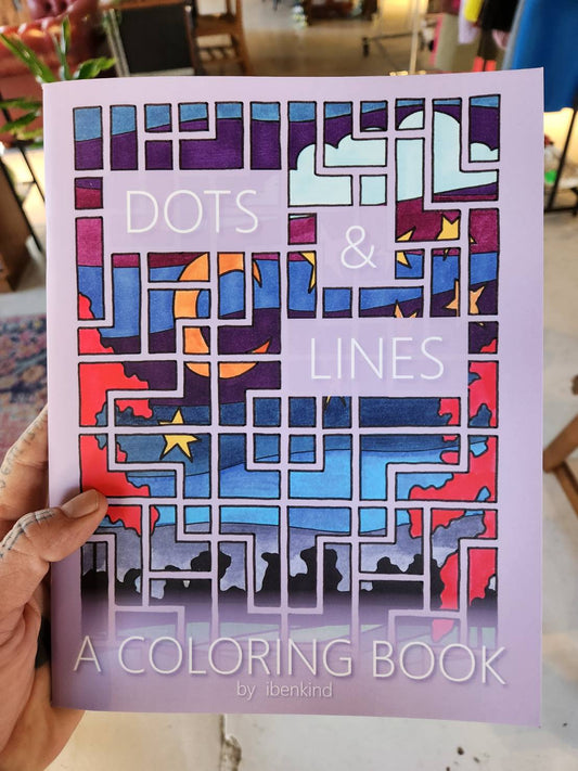 dots & lines - a coloring book