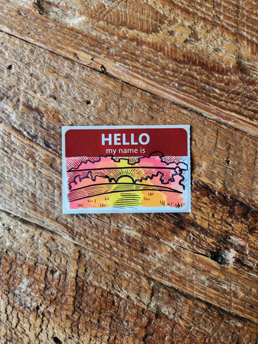 Hello my name is #3