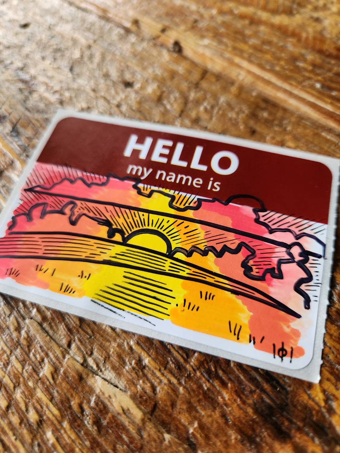 Hello my name is #3